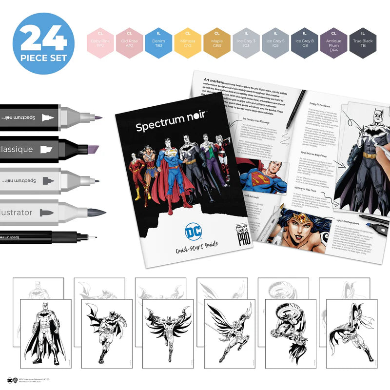 Spectrum Noir Fan-Art Like a Pro Art Kit - Batman