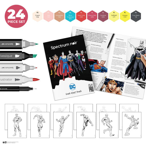 Spectrum Noir Fan-Art Like a Pro Art Kit - The Flash