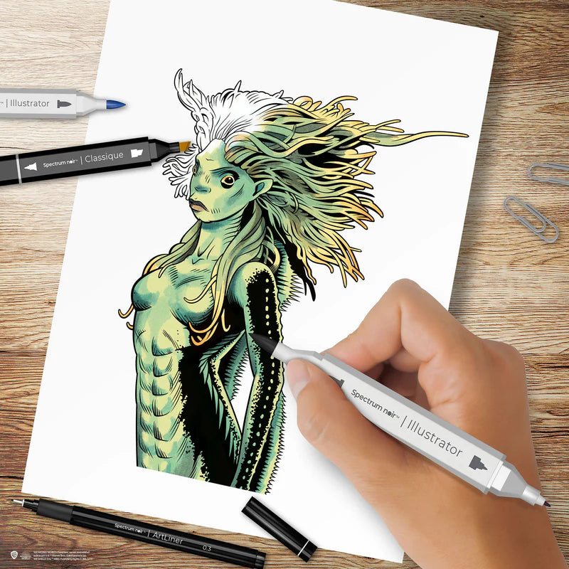 Spectrum Noir Fan-Art Like a Pro Art Kit - Magical Creatures