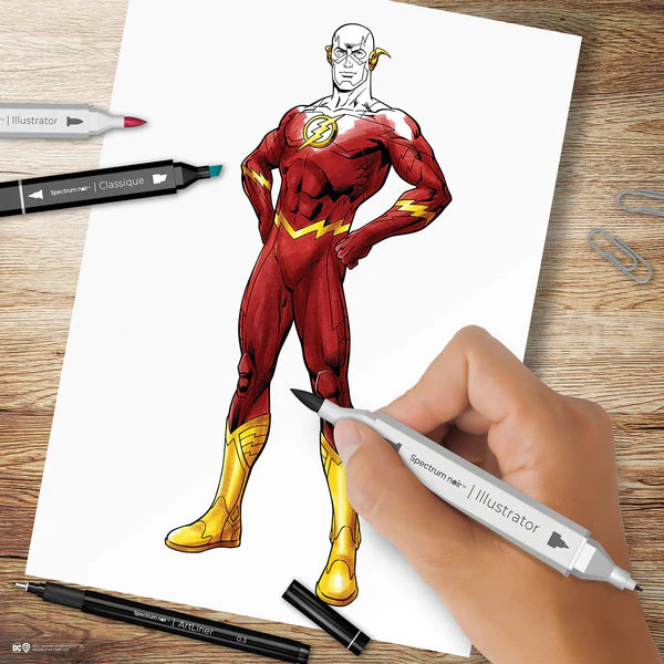 Spectrum Noir Fan-Art Like a Pro Art Kit - The Flash