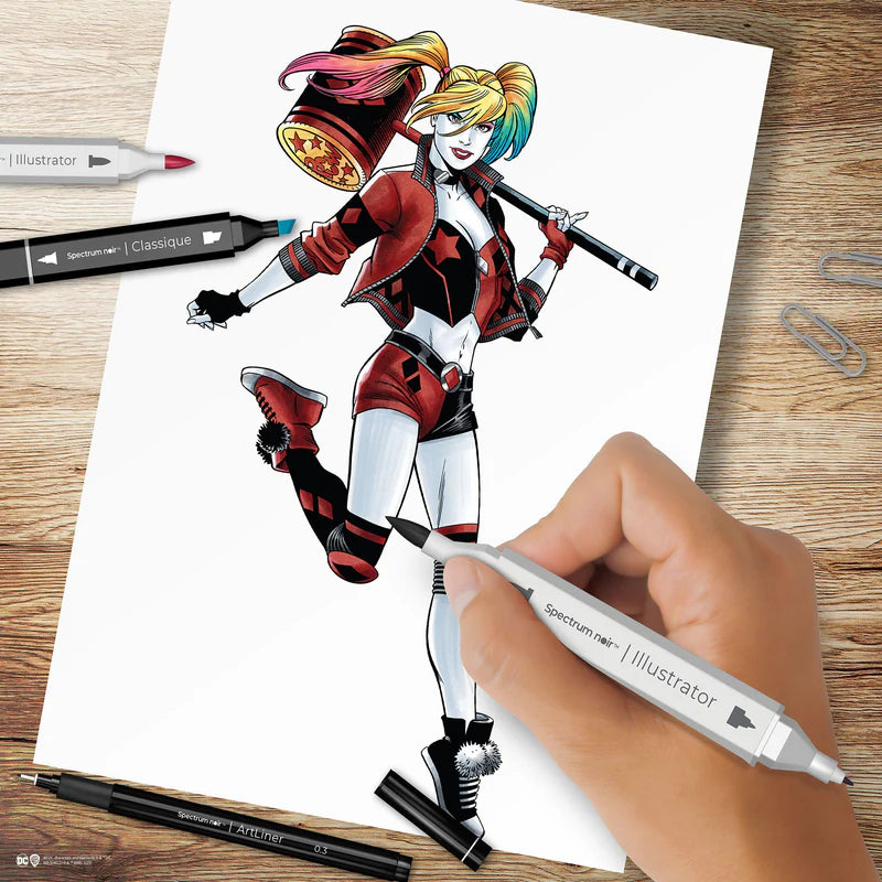 Spectrum Noir Fan-Art Like a Pro Art Kit - Harley Quinn