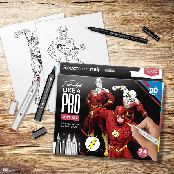 Spectrum Noir Fan-Art Like a Pro Art Kit - The Flash