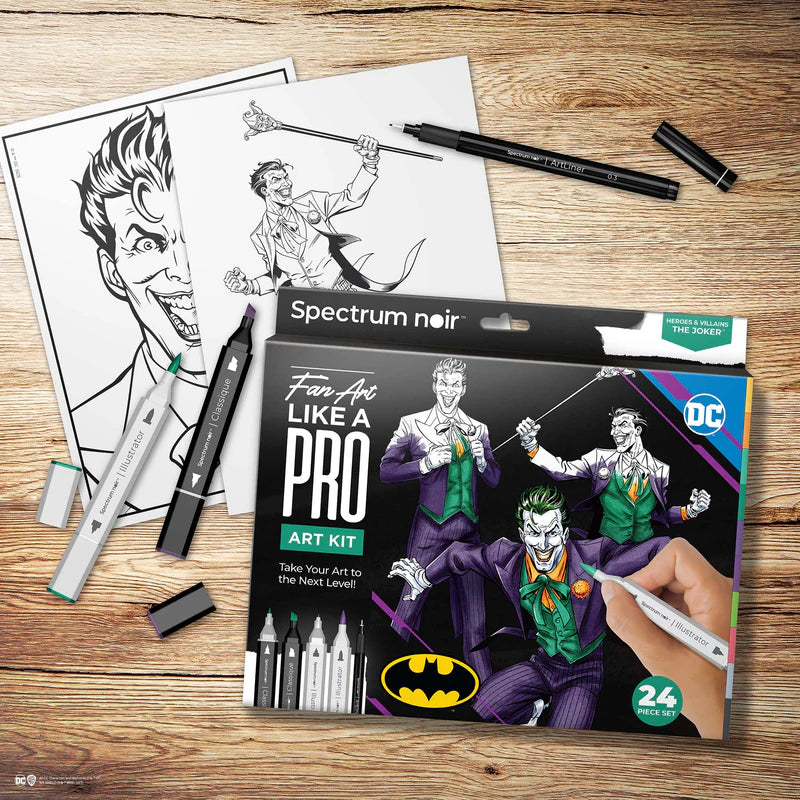 Spectrum Noir Fan-Art Like a Pro Art Kit - The Joker