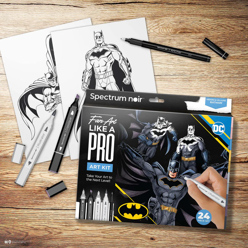 Spectrum Noir Fan-Art Like a Pro Art Kit - Batman