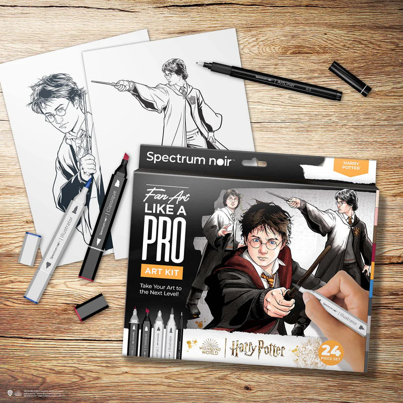 Spectrum Noir Fan-Art Like a Pro Art Kit - Harry Potter