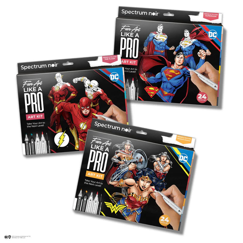Spectrum Noir Fan-Art Like a Pro Art Kit - The Flash