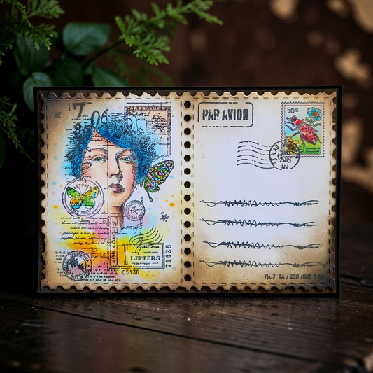AALL and Create - A6 - Stamp Sets - Miniature Postage Stamps