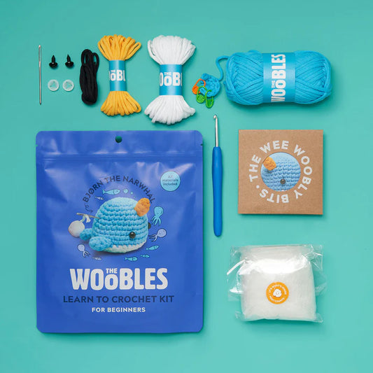 WOobles - Bjørn the Narwhal Crochet Kit
