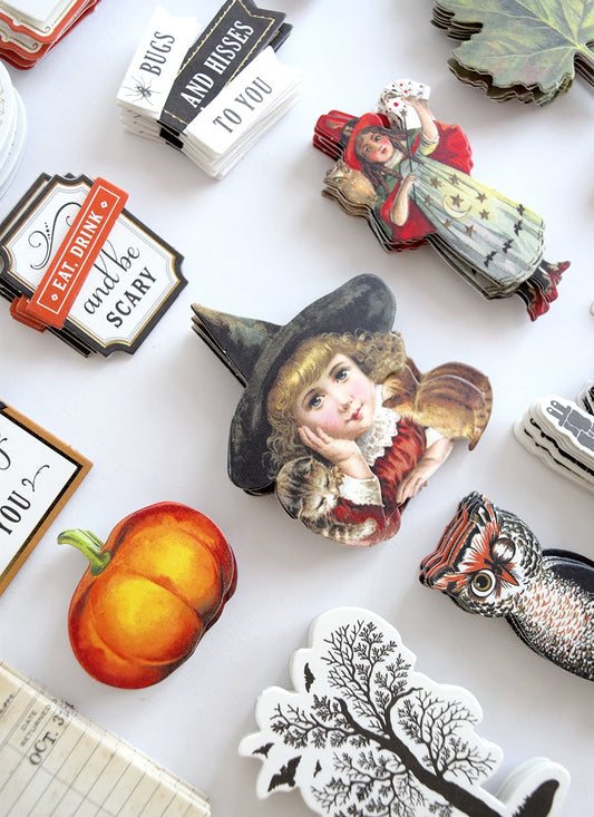 Mini Halloween Stickers and Embellishments