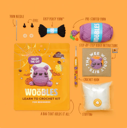 WOobles - Salem the Halloween Cat Crochet Kit