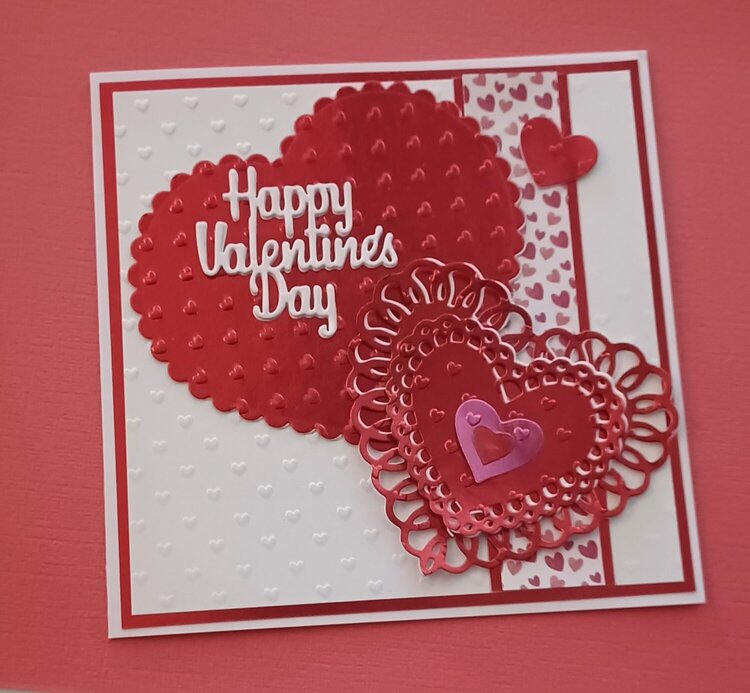 Crafters Companion 6” x 6” Paper Pad - Happy Valentines!