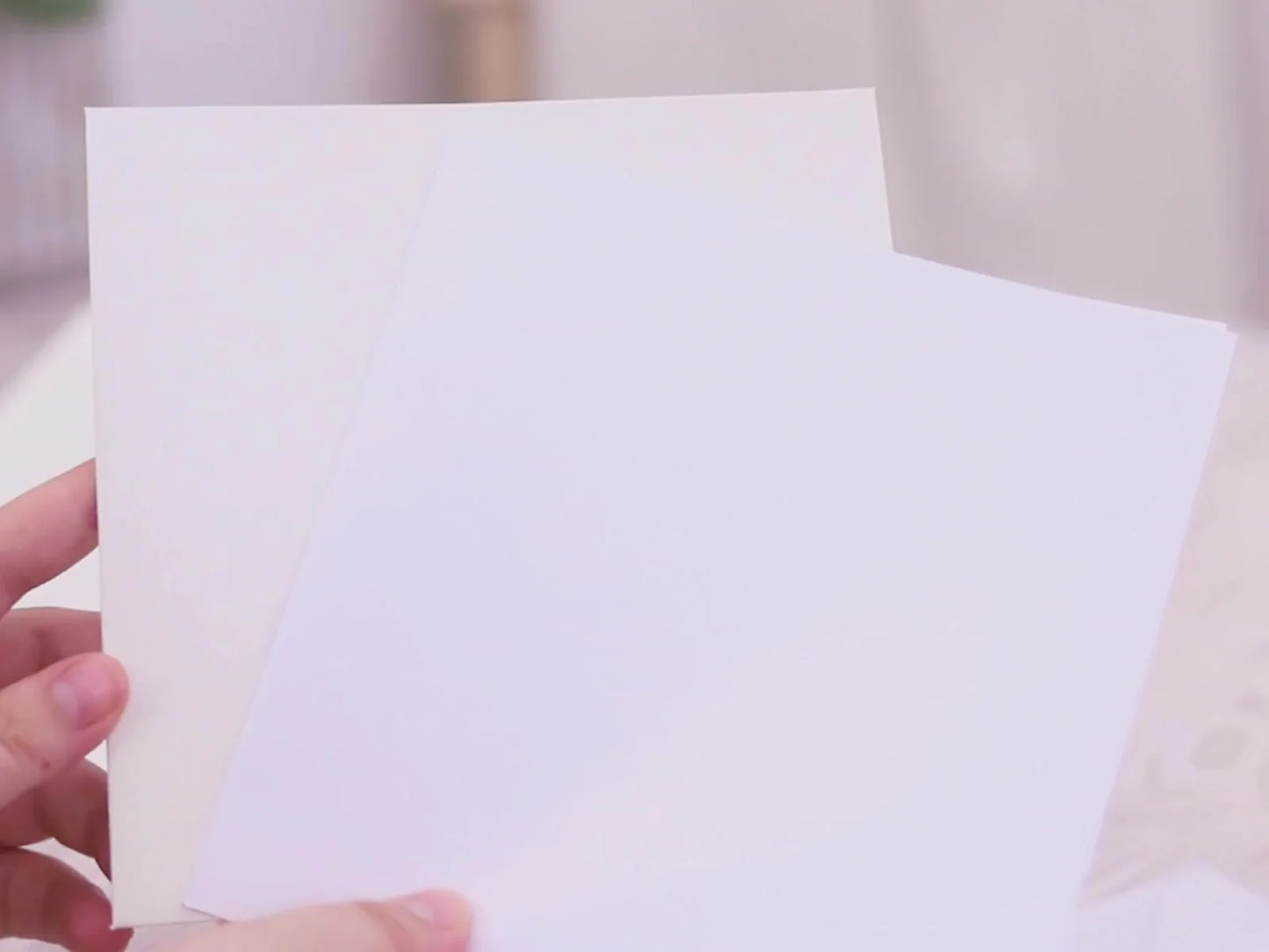 Crafter's Companion 6"x6" Pearl Card & Envelope Packs - White & Ivory 80 Pack