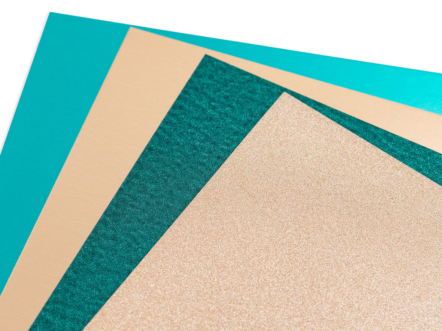 Crafter's Companion A5 Special Finish Card 100pk - Gold & Green