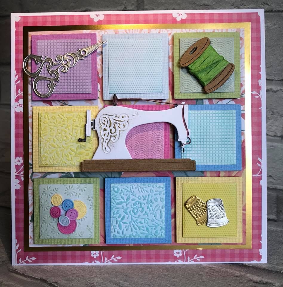 Sara Signature Sew Lovely Metal Die - Seamstress