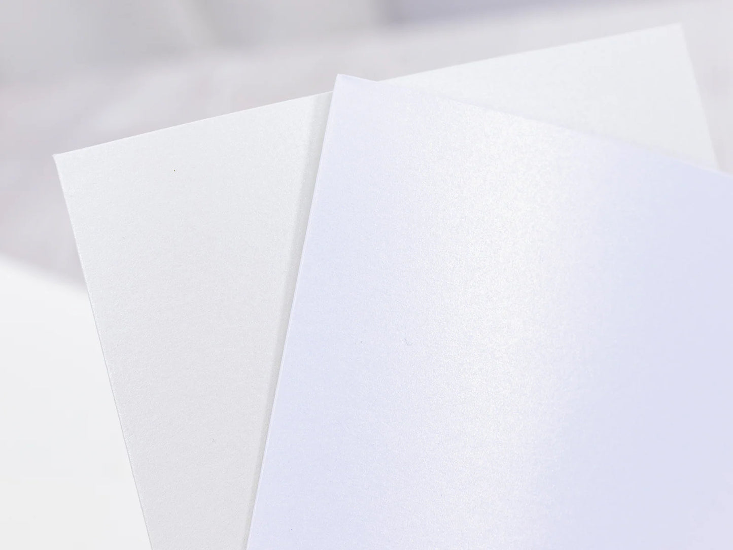 Crafter's Companion 6"x6" Pearl Card & Envelope Packs - White & Ivory 80 Pack