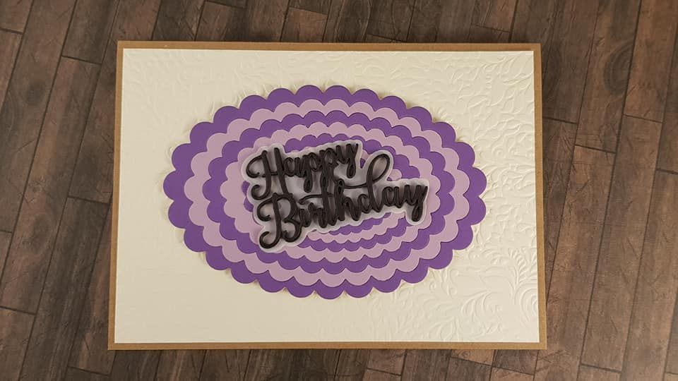 Gemini Elements Metal Die - Scalloped Edge Oval