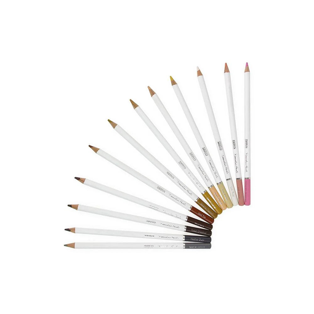 Nuvo - Watercolor Pencils - Hair & Skin Tones - 521n