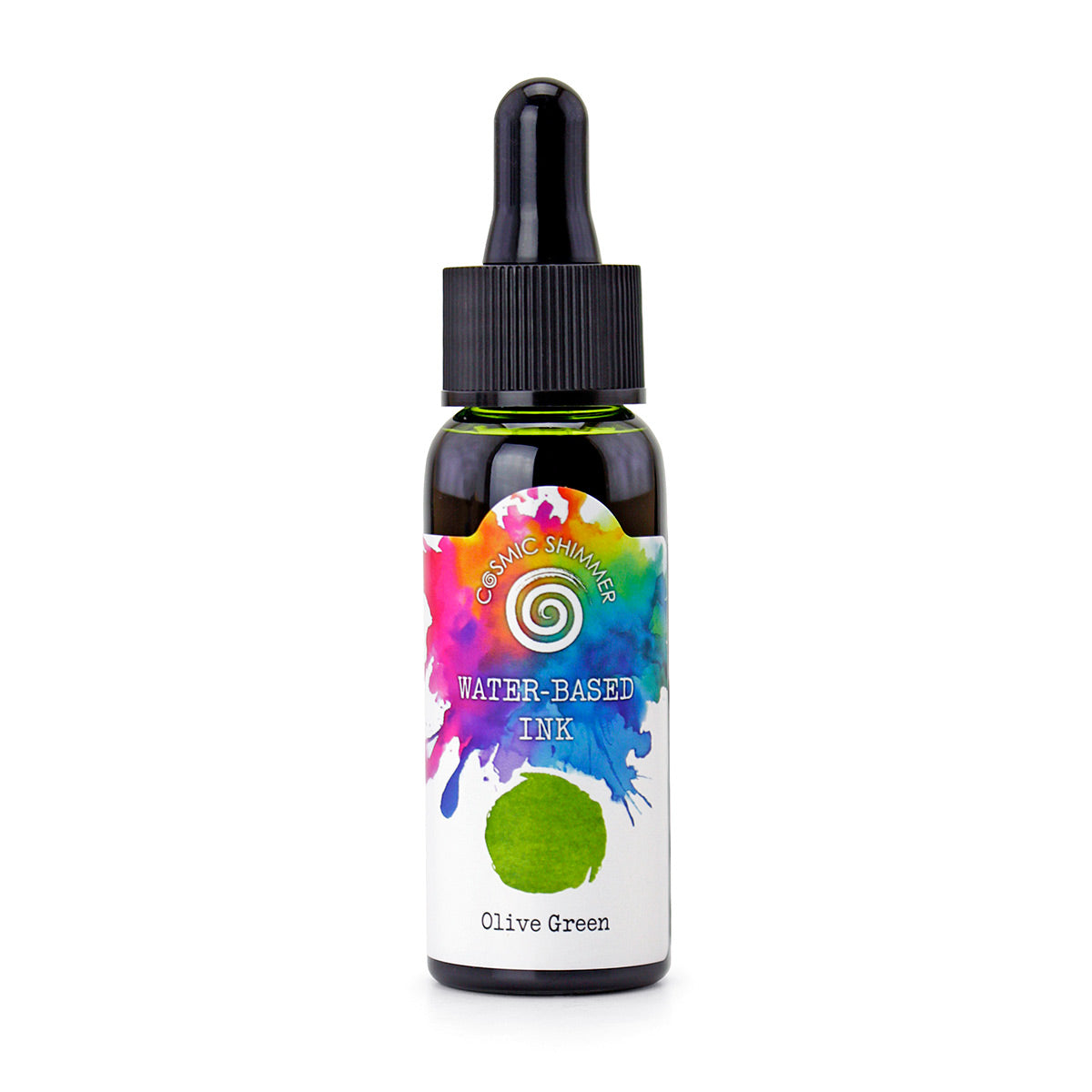 Cosmic Shimmer Water-Based Ink 30ml - Olive Green