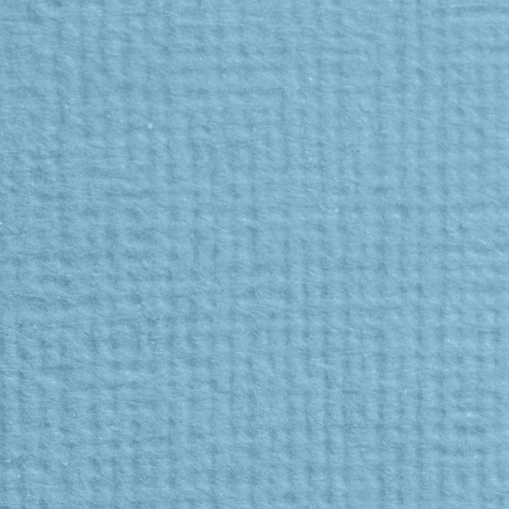 Craft Perfect 12x12 Weave Textured Classic Cardstock Pack-Cornflower Blue
