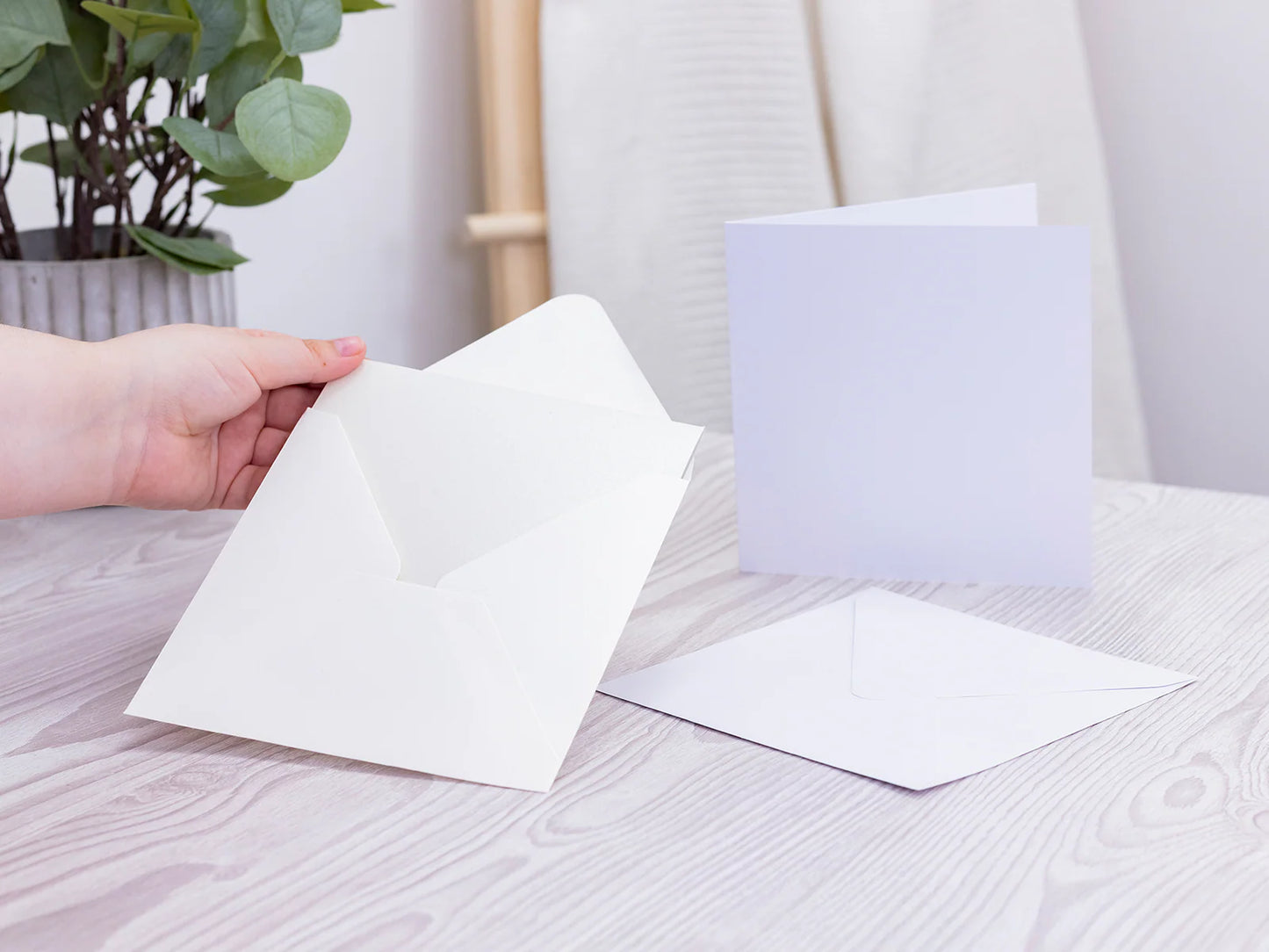 Crafter's Companion 6"x6" Pearl Card & Envelope Packs - White & Ivory 80 Pack
