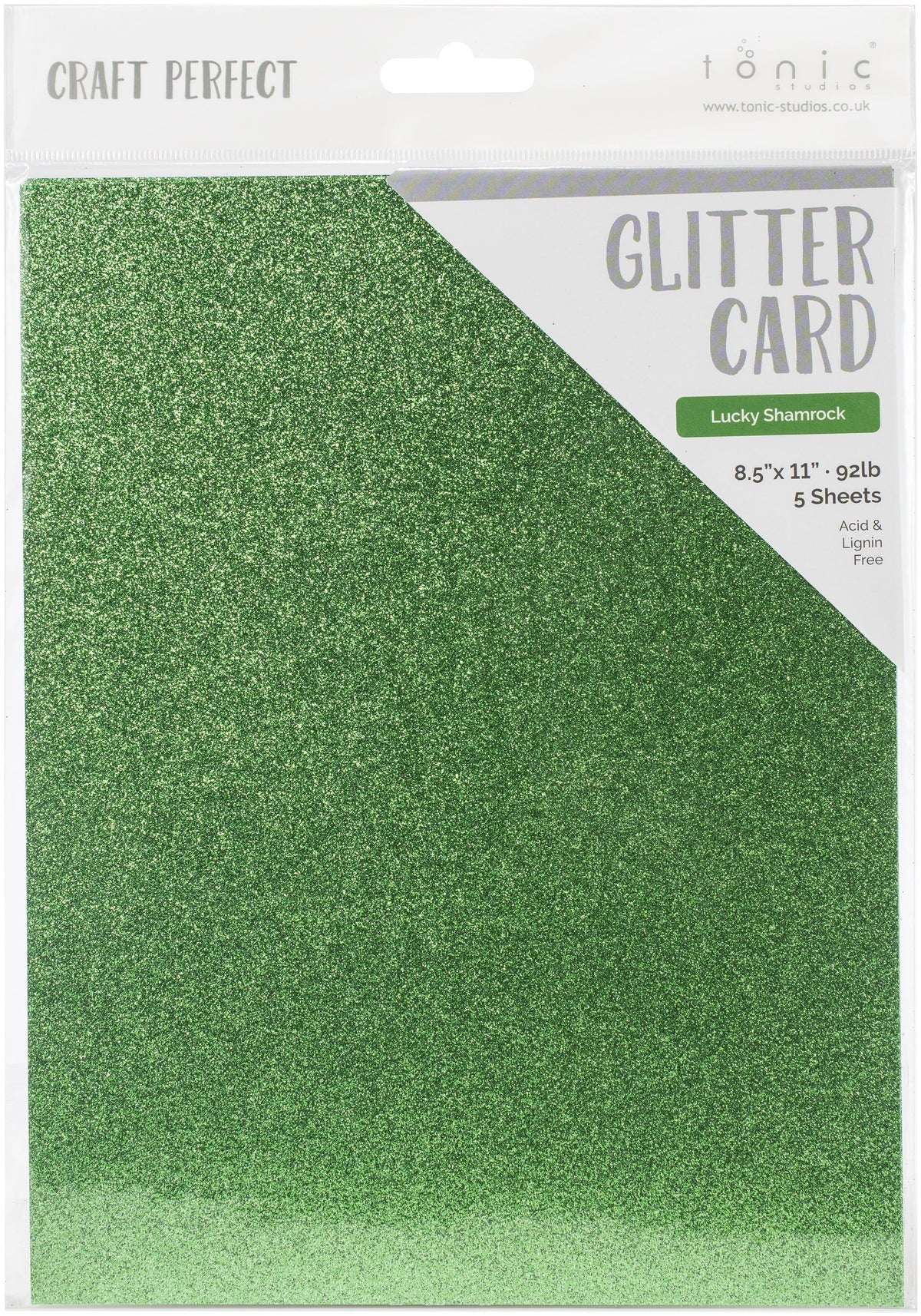 Craft Perfect 8.5x11 Glitter Cardstock