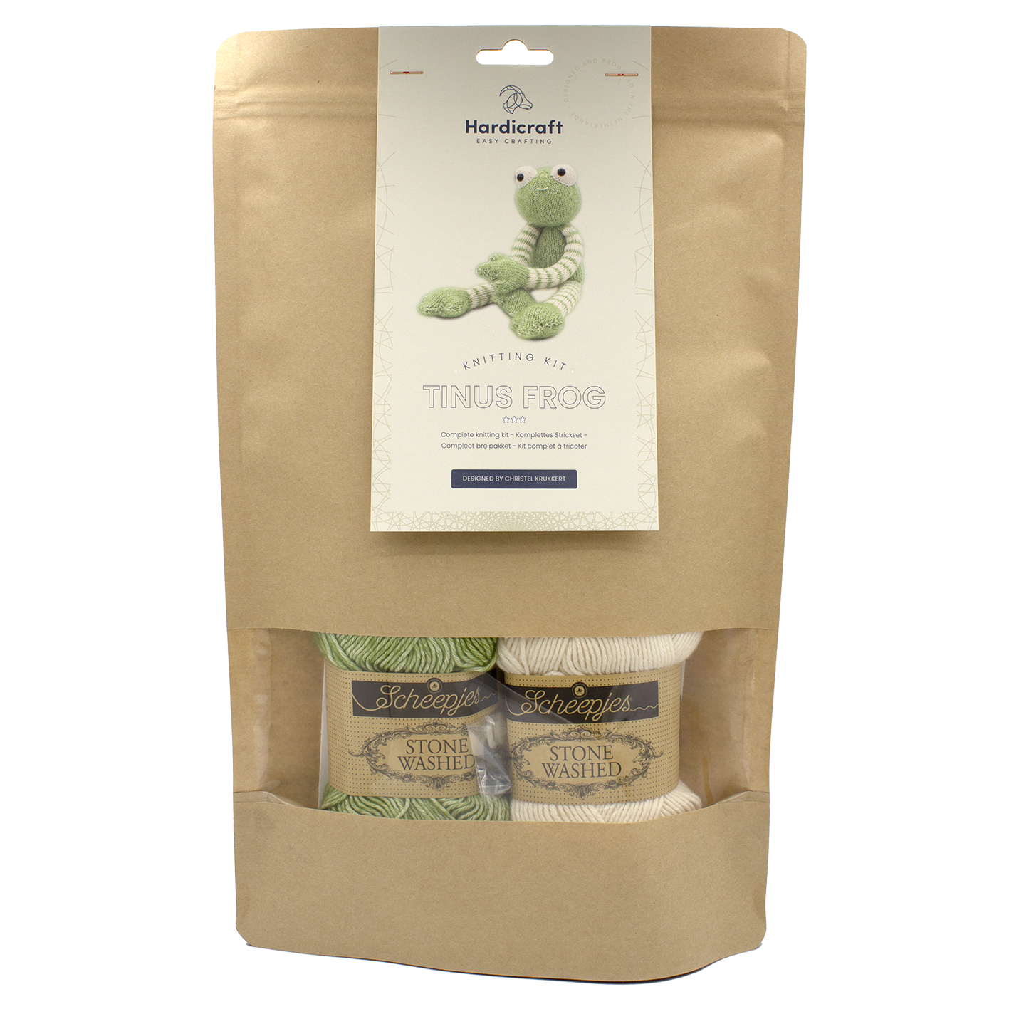 Hardicraft USA - DIY Knitting Kit - Tinus Frog