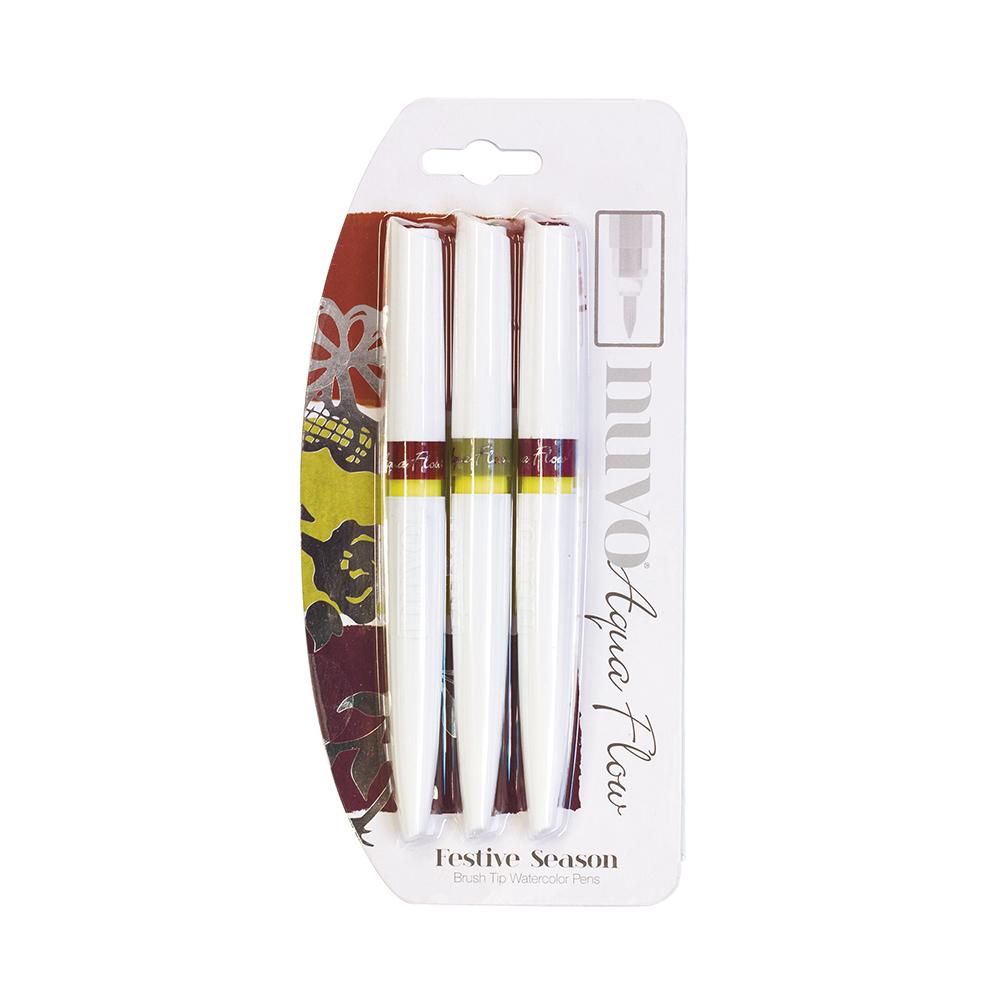 Nuvo Aqua Flow Pens, Festive Season - 895n