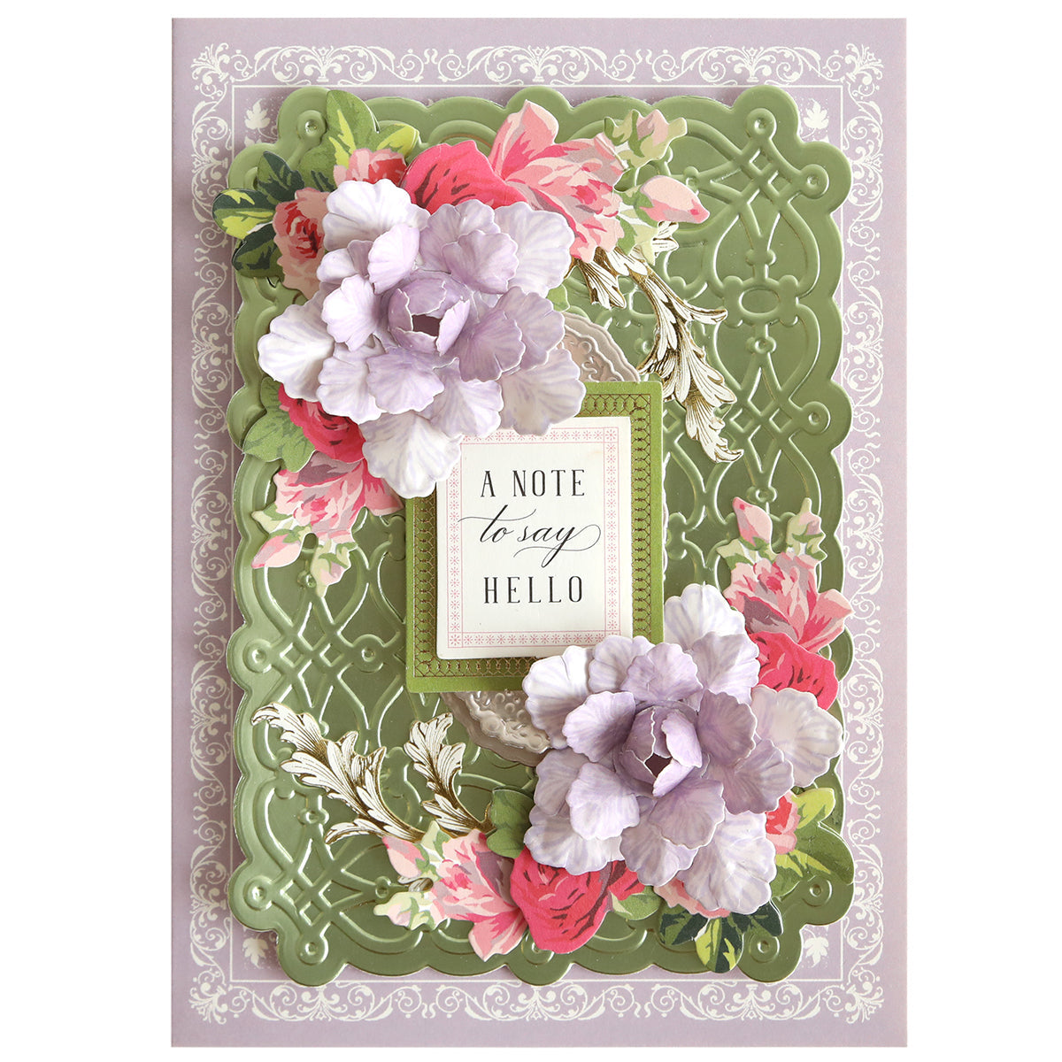 Posies Flower Mold, Stamps and Dies