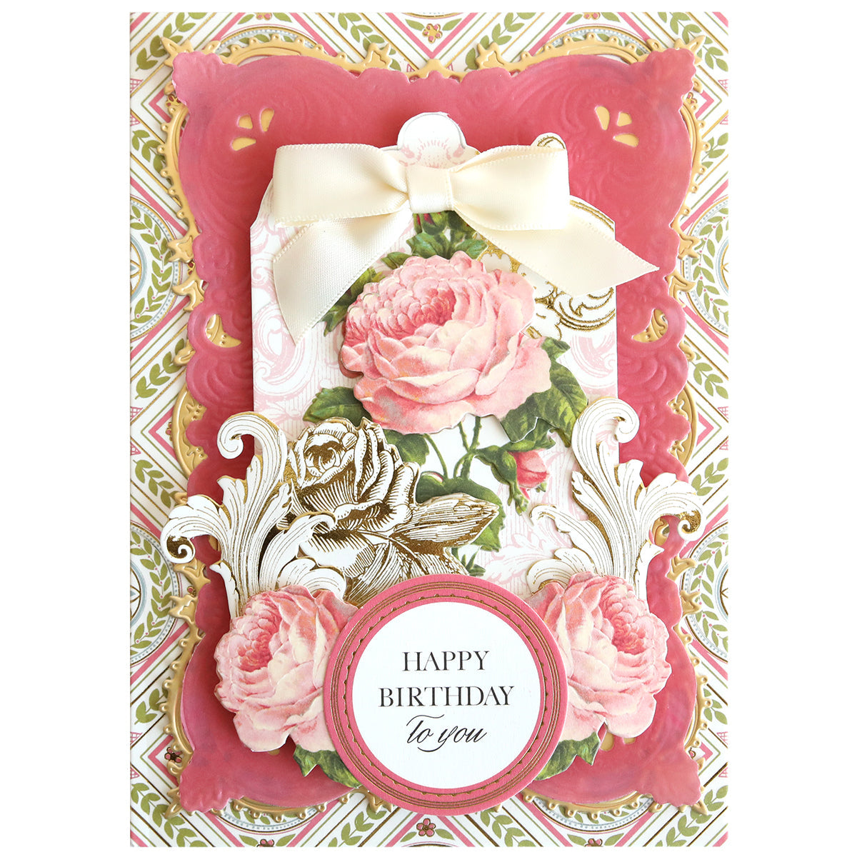 Antique Greetings Postcard 120 Embellishment Stickers