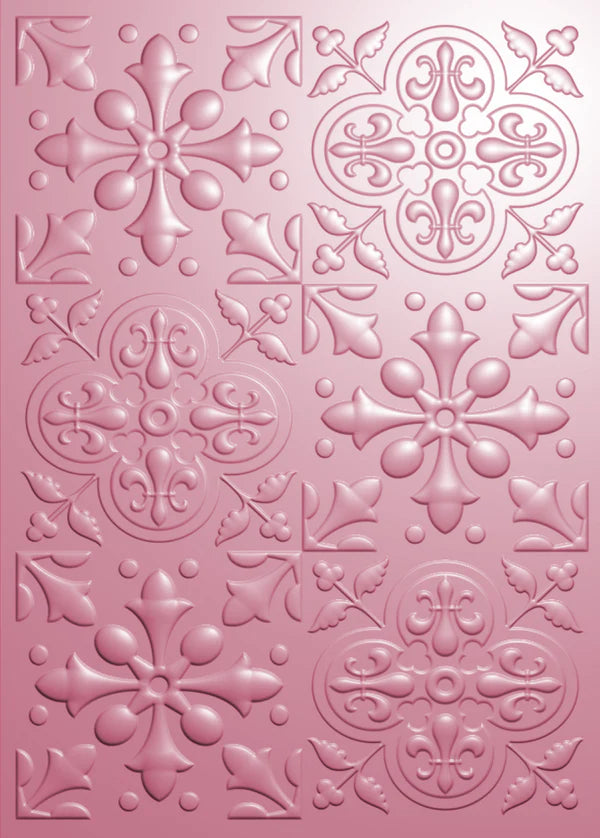 Arabian Nights 5" x 7" 3D Embossing Folder - Mosaic Tiles