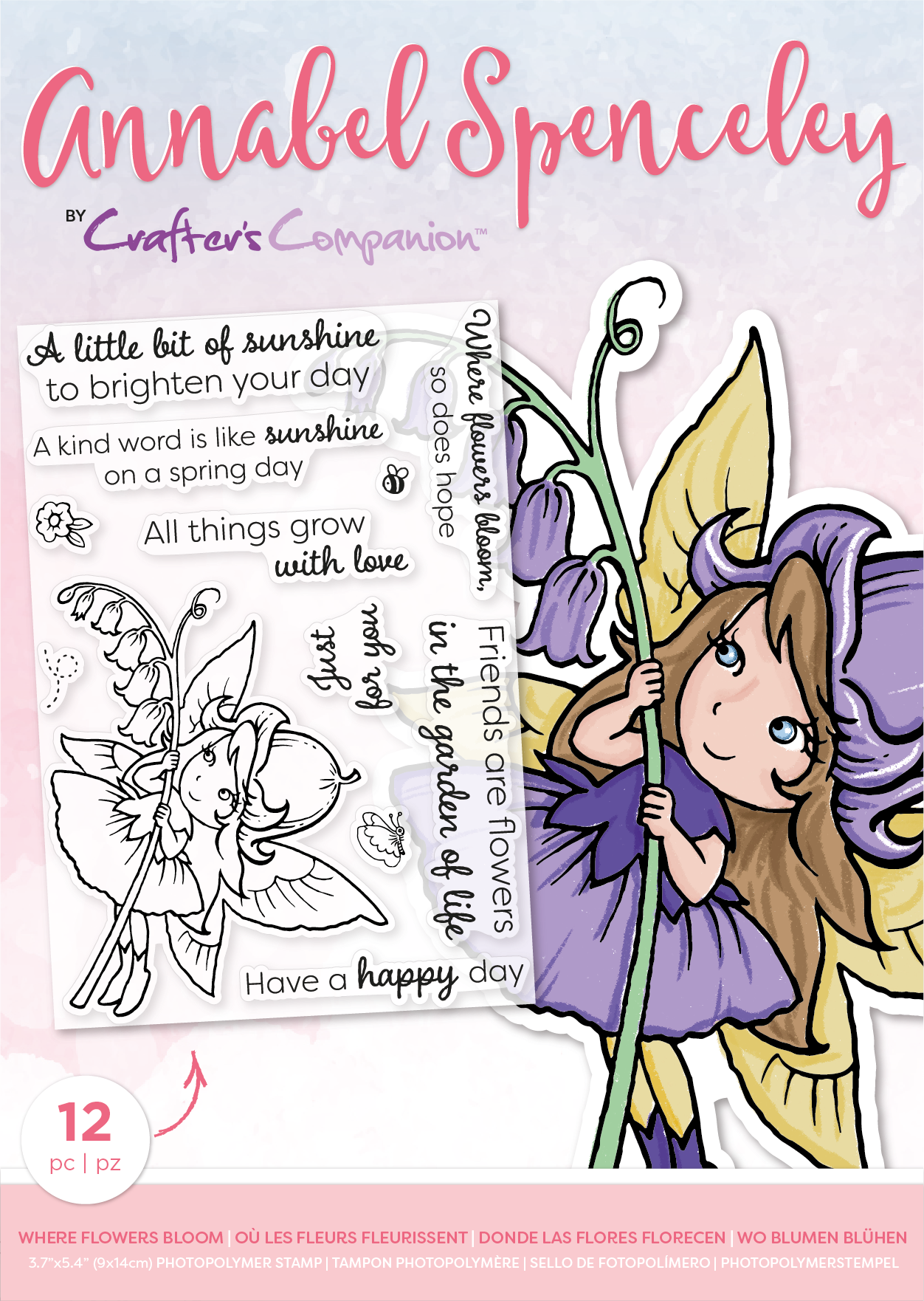 CC - Clear Acrylic Stamps - Where Flowers Bloom