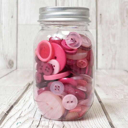 Hunkydory Button Assortment - Pinks
