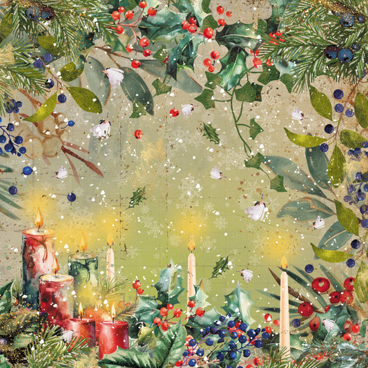 Christmas by Candlelight 12" x 12" Paper Pad
