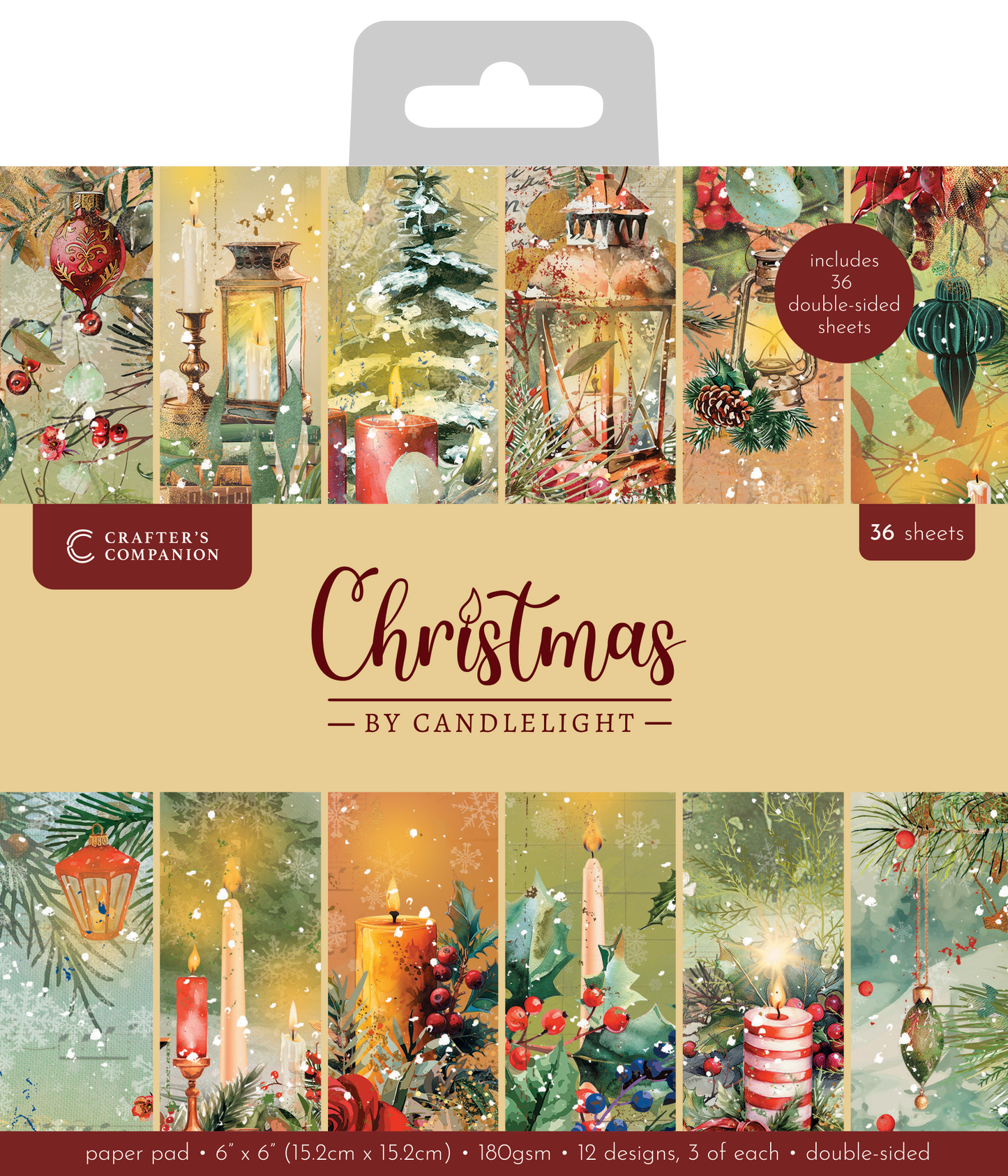 Christmas by Candlelight 6” x 6” Paper Pad
