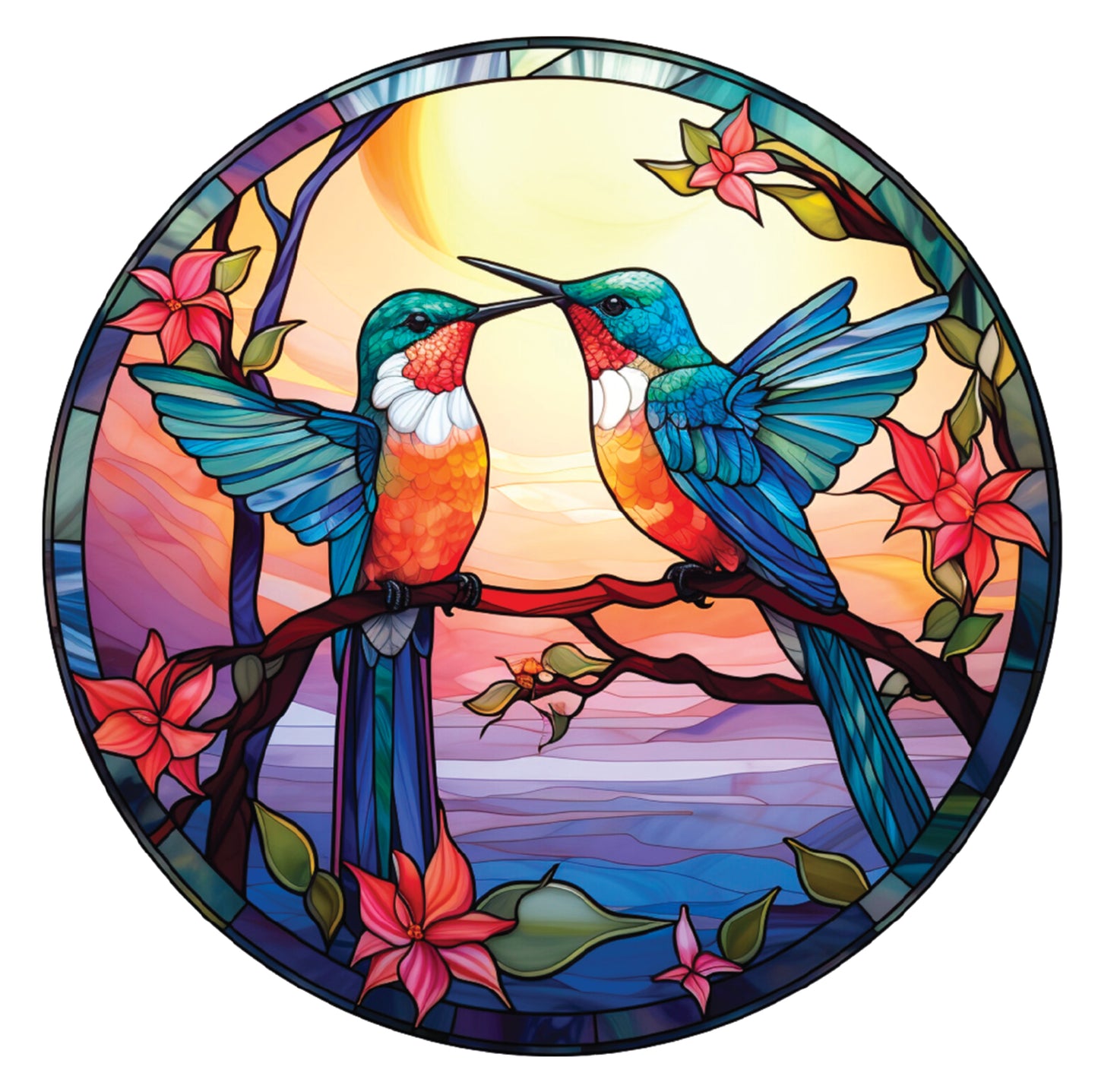Crafter’s Companion Printed Acetate - Stained Glass Effect Circles