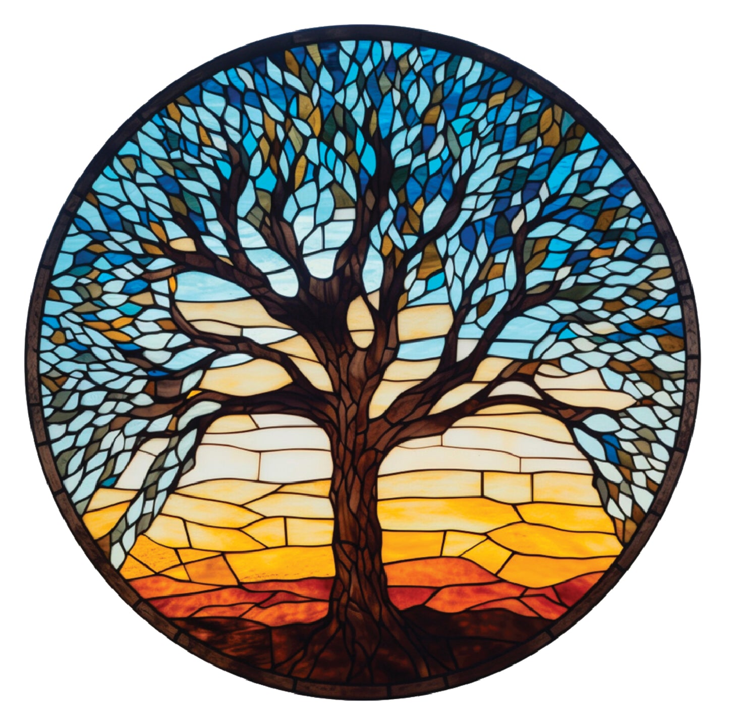 Crafter’s Companion Printed Acetate - Stained Glass Effect Circles