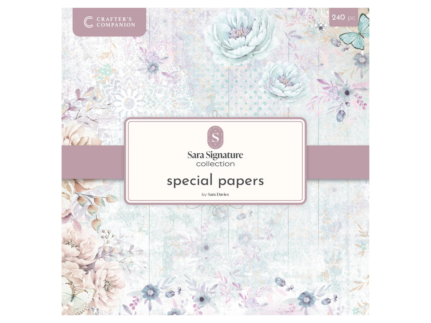Crafters Companion Sara Signature Special Papers Box 12" x 12"