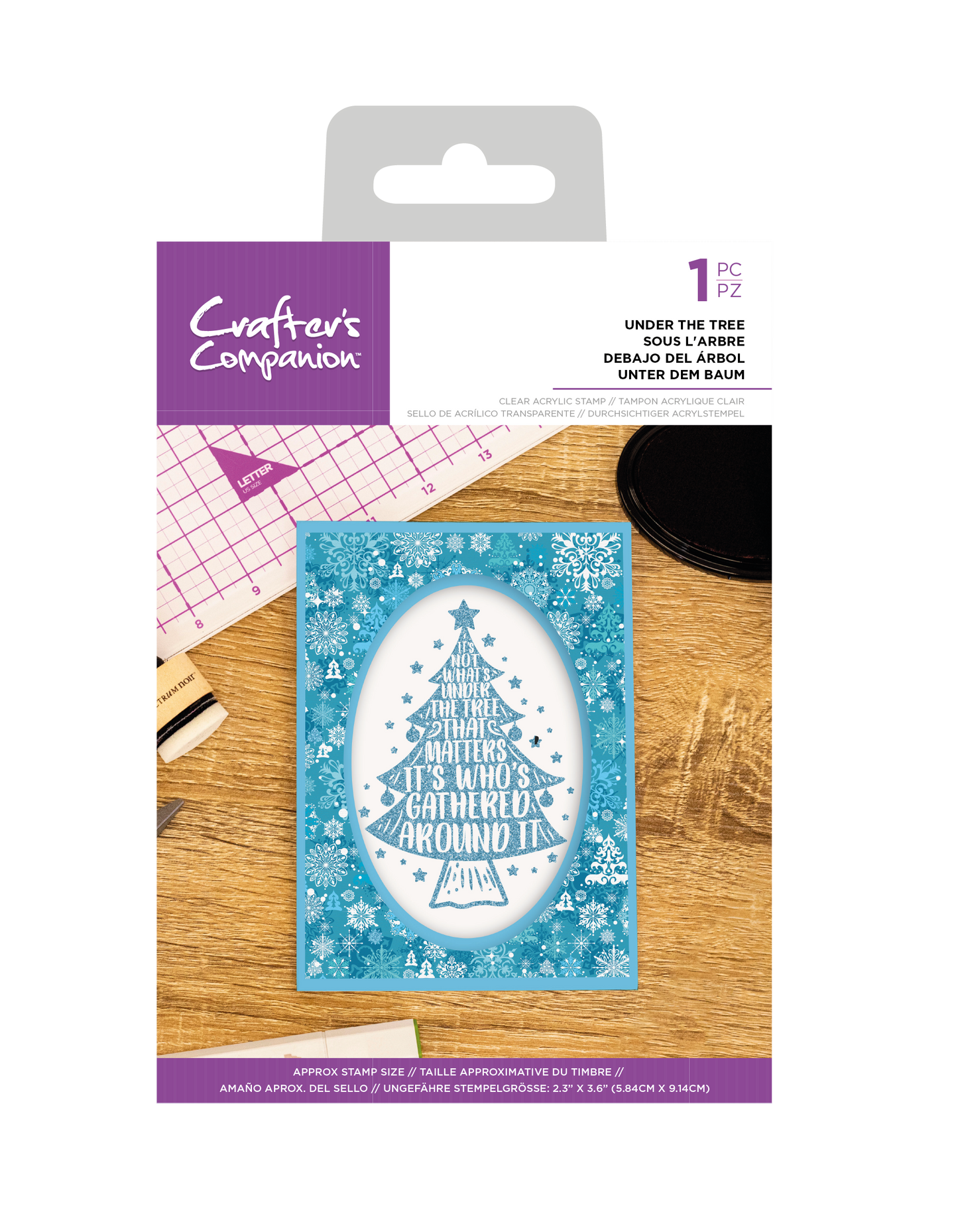 CC - Clear Acrylic Stamps - Under The Tree