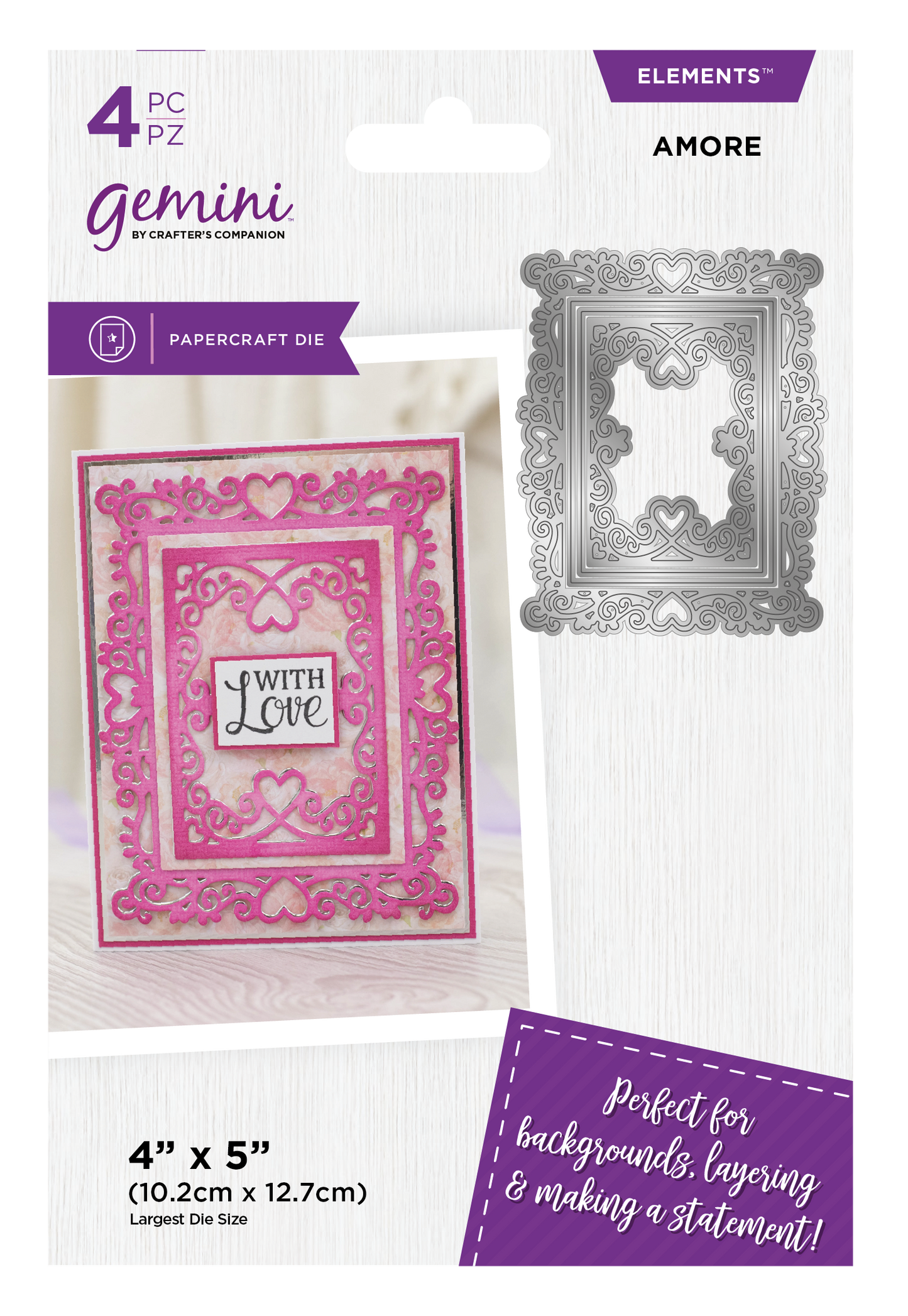 Crafters Companion - Die Cutting & Embossing - Amore