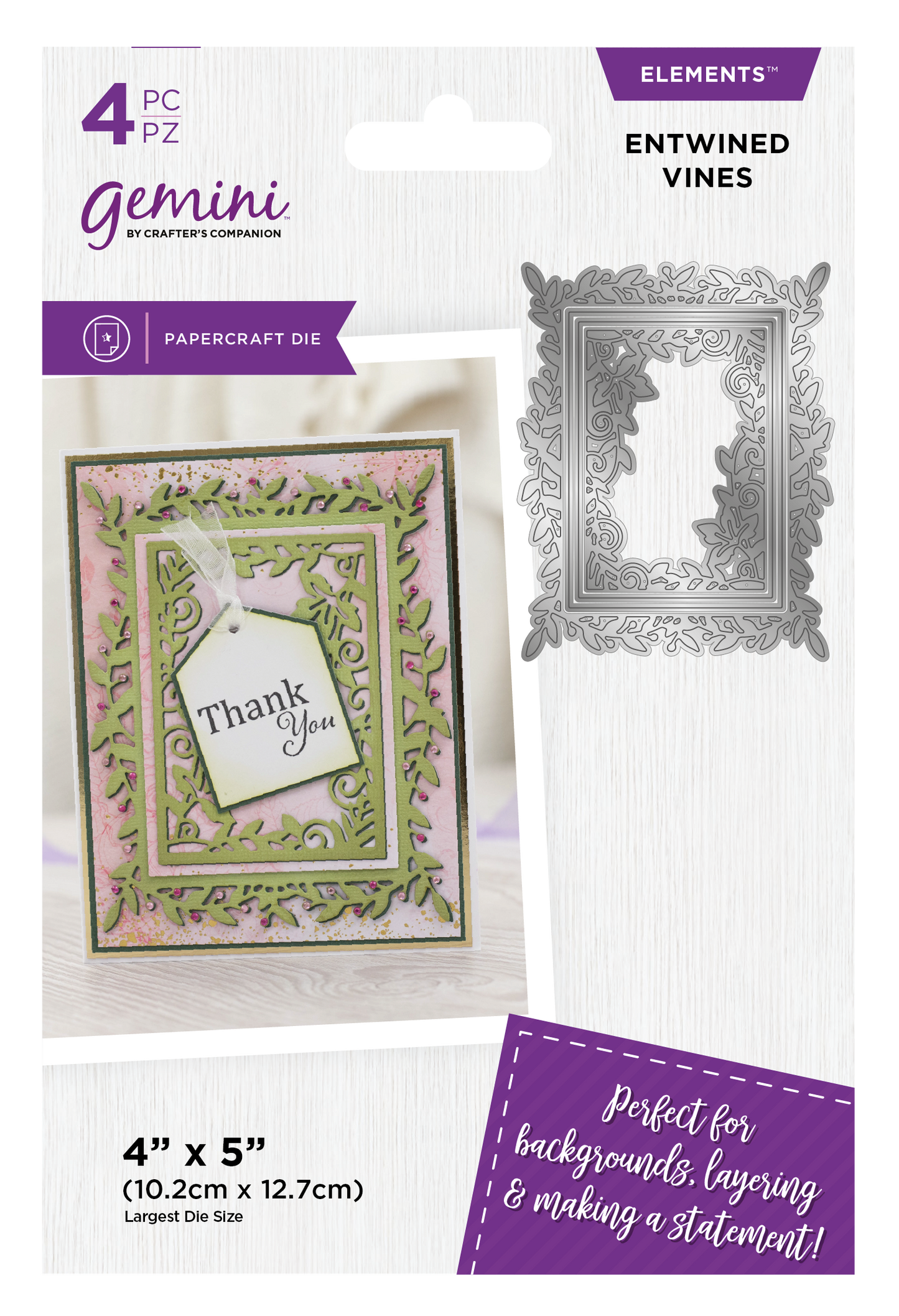 Crafters Companion - Die Cutting & Embossing - Entwined Vines