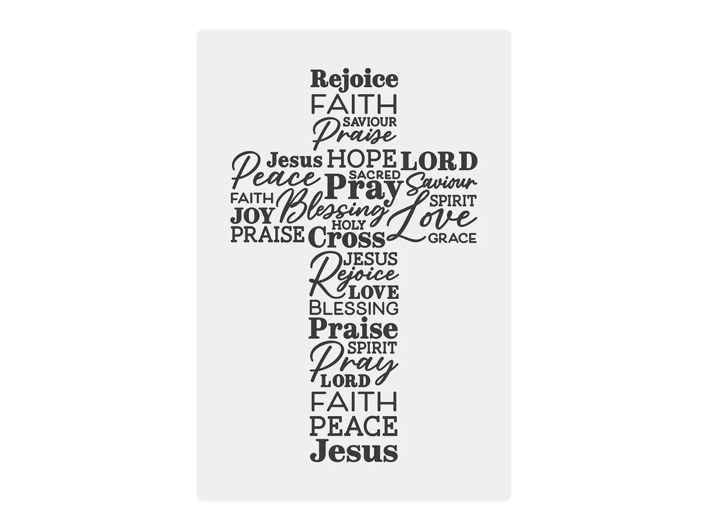 Crafter's Companion Easter Collection 6"x4" 2D Embossing Folder & Metal Die - Easter Blessings