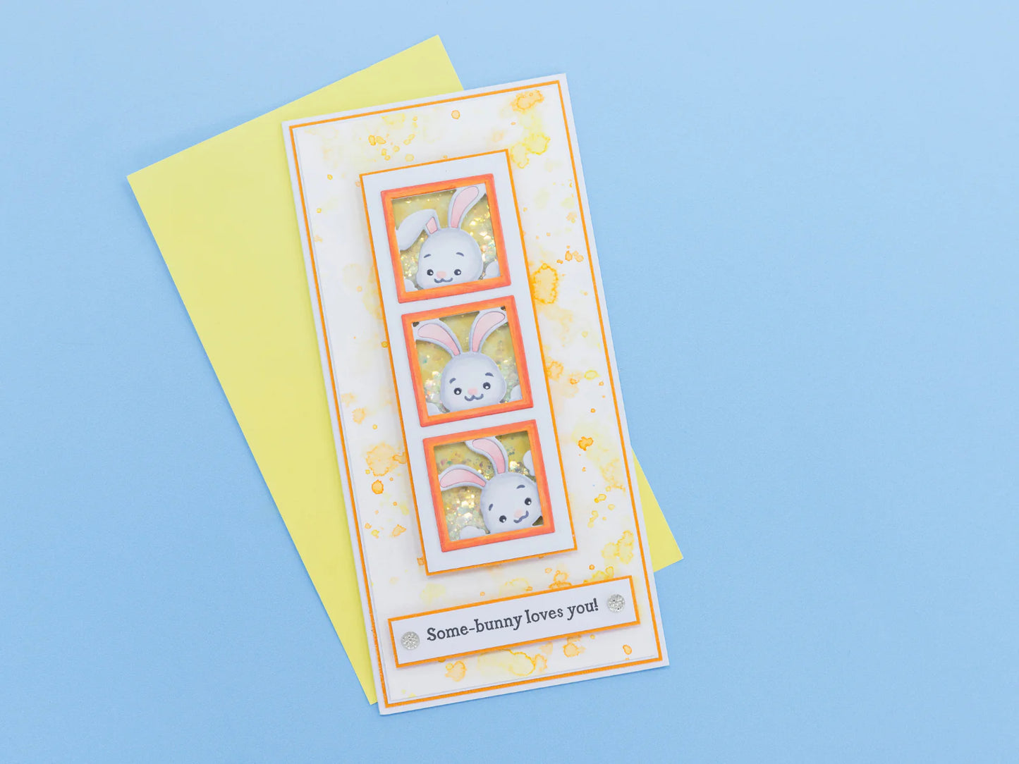 Crafter's Companion Easter Collection Metal Die - Bunny Triptych