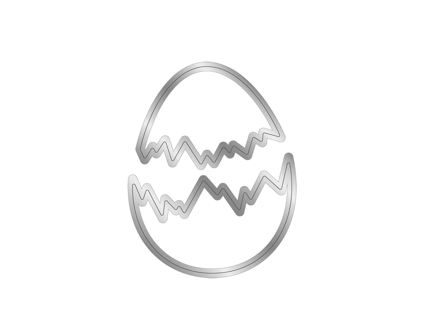 Crafter's Companion Easter Collection Metal Die - Cracked Easter Egg