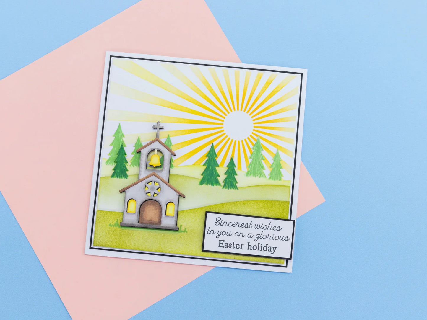 Crafter's Companion Easter Collection Metal Die & Stencil - Easter Sunday
