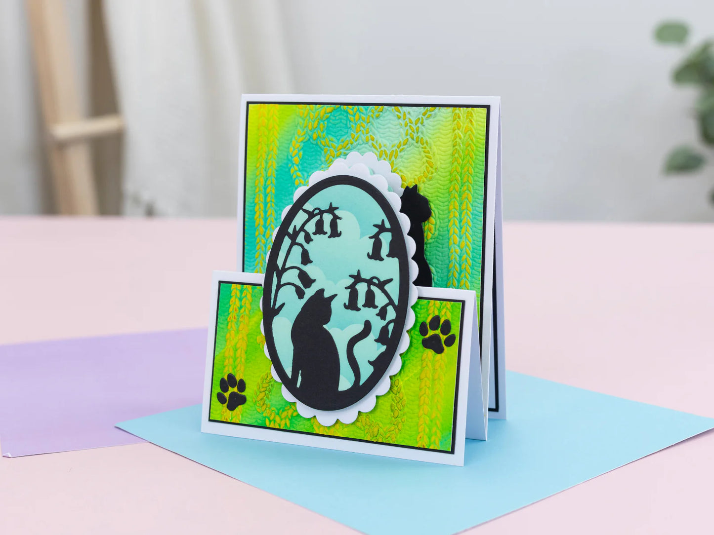 Crafter’s Companion 5″ x 7″ 3D Embossing Folder - Cable Knit