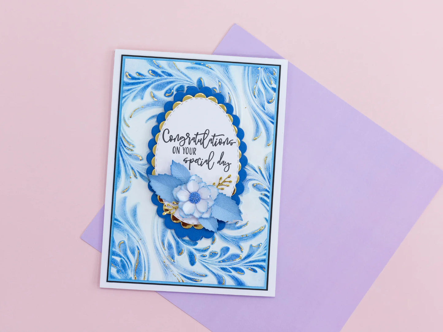 Crafter’s Companion 5″ x 7″ 3D Embossing Folder - Carved Wood