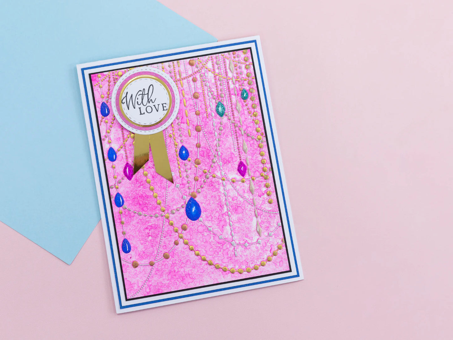Crafter’s Companion 5″ x 7″ 3D Embossing Folder - Crystal Chandelier