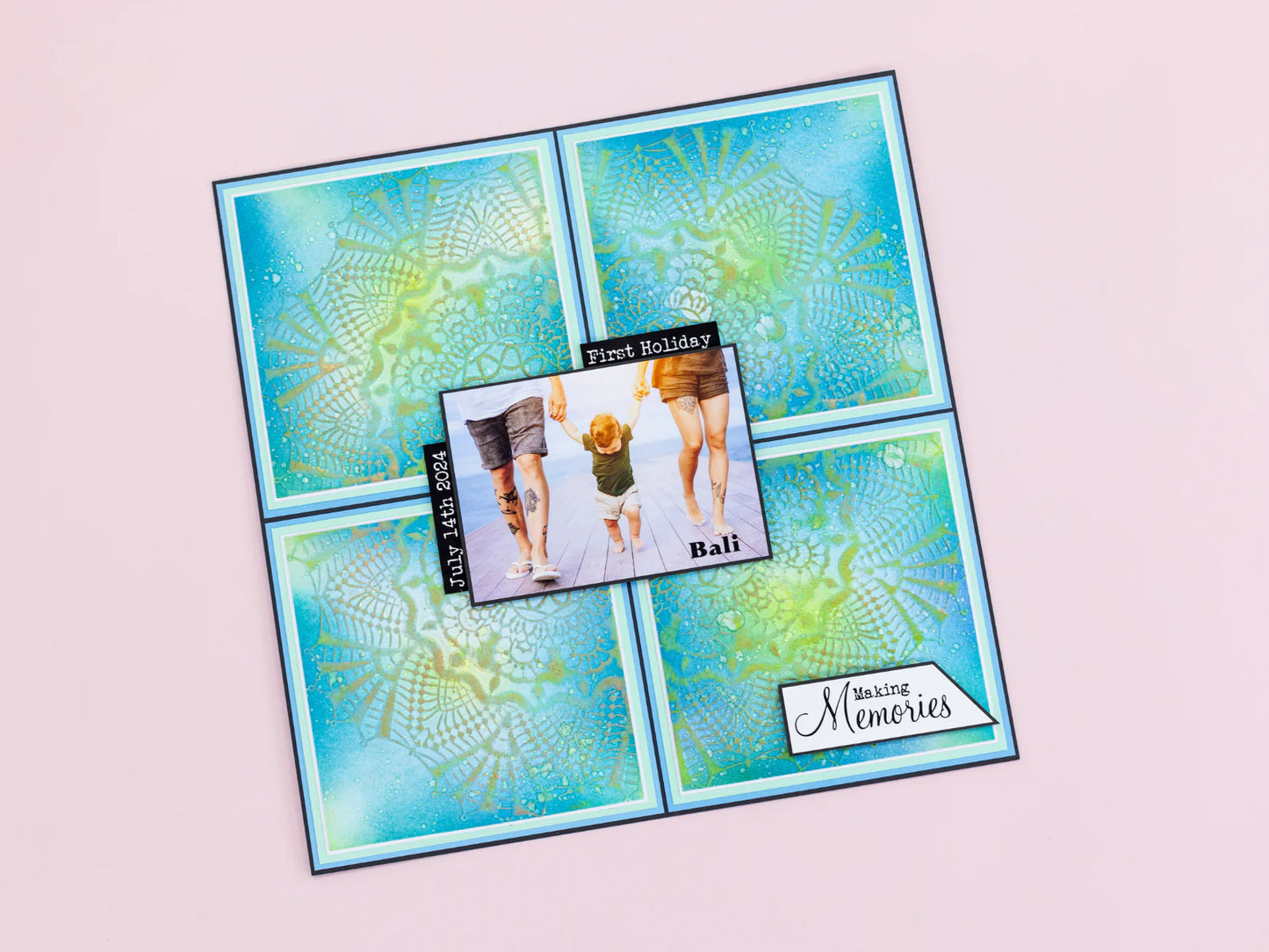 Crafter’s Companion 5.5″ x 5.5″ 3D Embossing Folder - Lace Doily