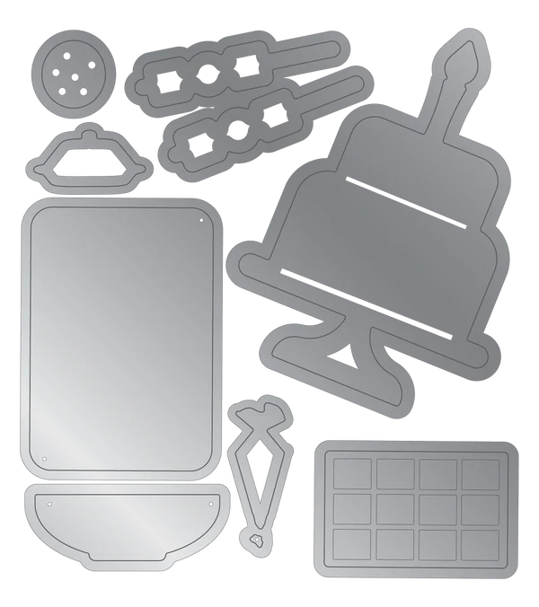 Crafter's Companion Kitchen Collection - Metal Die - Bake a Wish