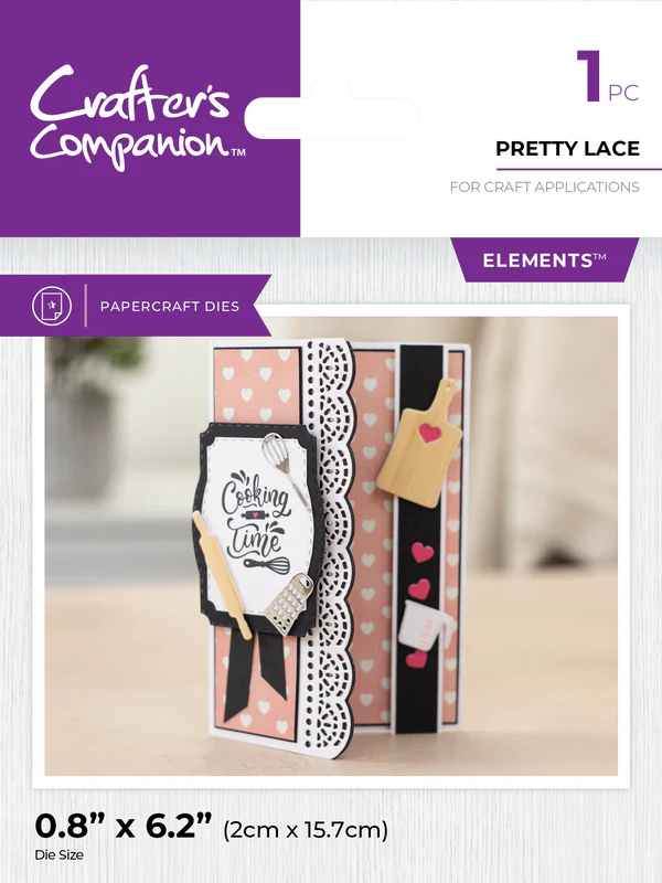 Crafter's Companion Kitchen Collection - Metal Die - Pretty Lace